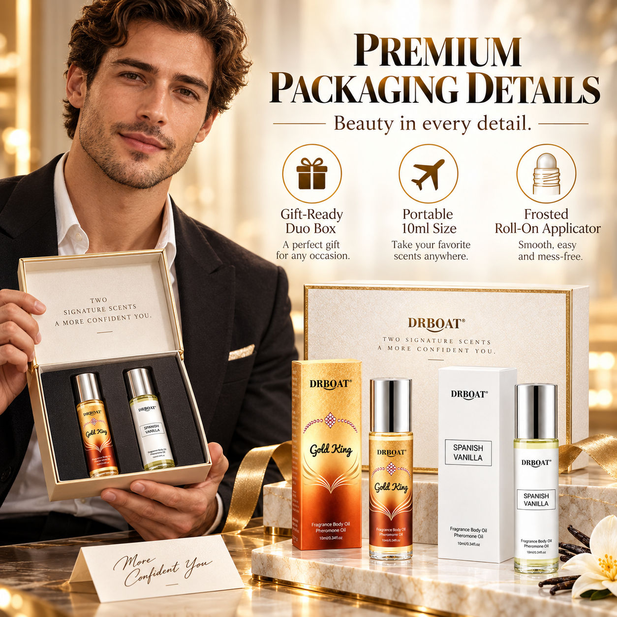 Набор мужских роликовых духов  – обзор и цена Perfume Alcohol Fragrance